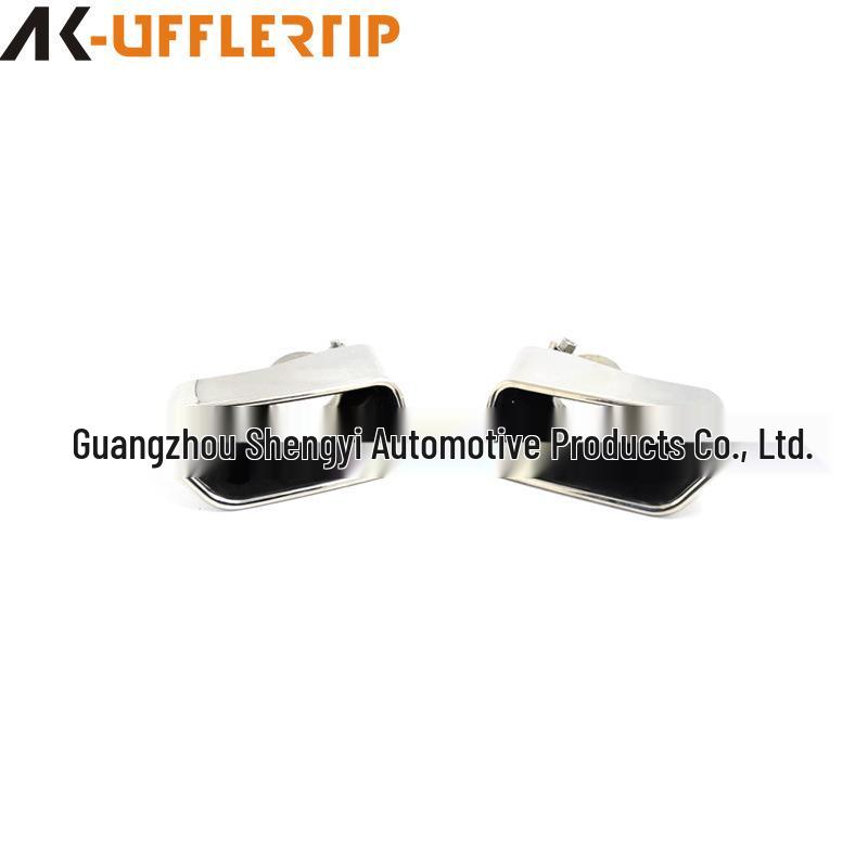 BMW 5 Series Modified Exhaust Pipe: Square Tailpipe for 535 GT550 640 - Double-Sided Original