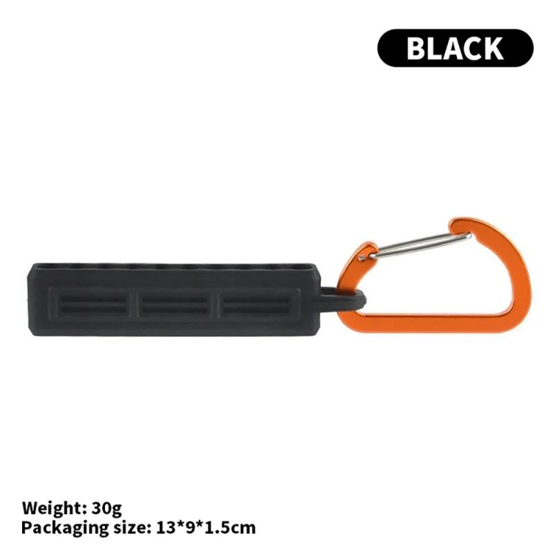 

Screwdriver Bit Holder with Carabiner Screwdriver Bit Storage Organizer Plastic Drill Bits Storage Case for Workers