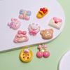 100pcs Resin Kawaii Cartoon Animal Rabbit Bear Butterfly Flatback Cabochon Home Ornament DIY Scrapbook Figurines Embellishments