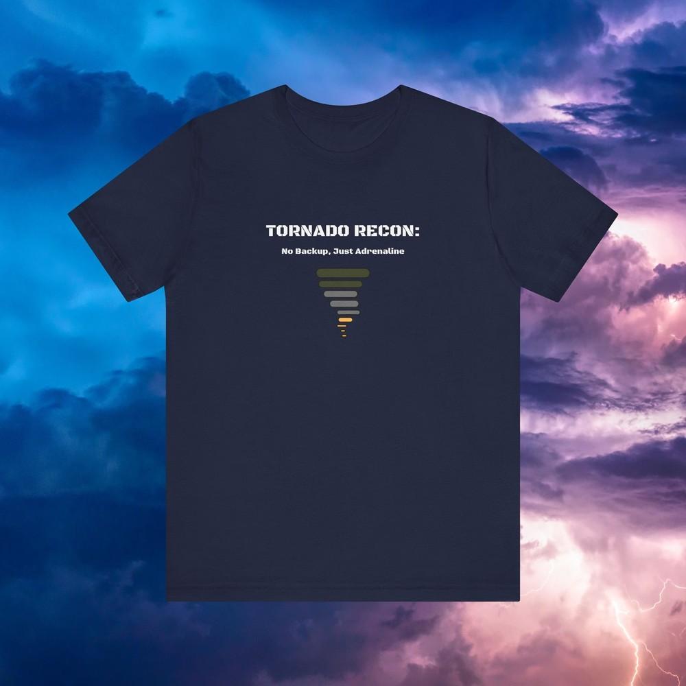 Tornado Recon Tee Storm Chaser Gift Weather Geek Tshirt S