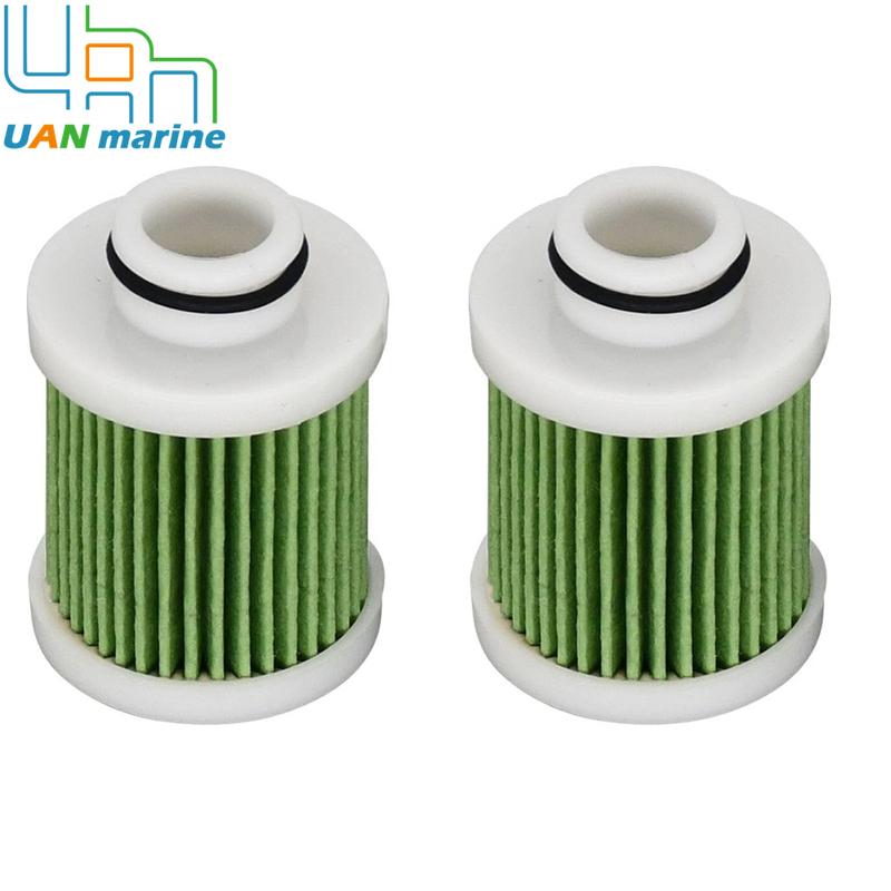 15412-92J00 2PCS Fuel Filter Element for Suzuki DF100A DF115A DF150A DF200A 4-stroke Outboard 1541292J00 UanMarine