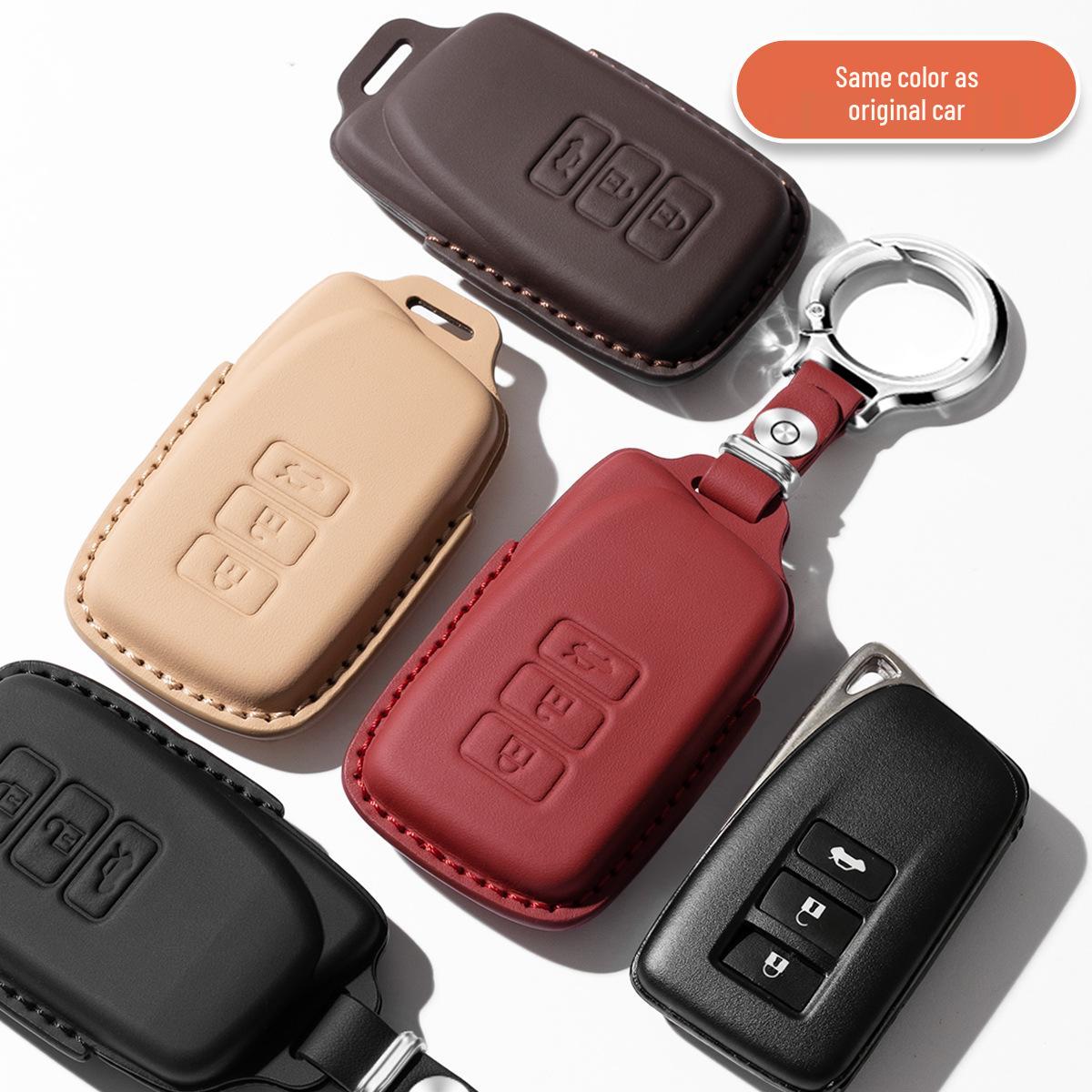 

Lexus Key Case: Genuine Leather for ES200, NX300h, RX350, and UXLS Models