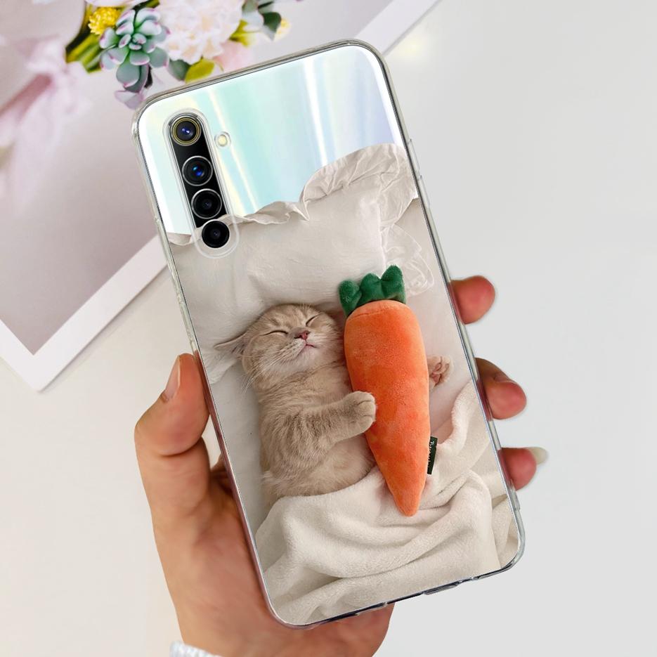 For Realme 6 Pro Case Realme 6i 6S Luxury Popular Painted Back Cover Soft Silicone Phone Case For Realme 6S 6i Realme6 Pro Shell