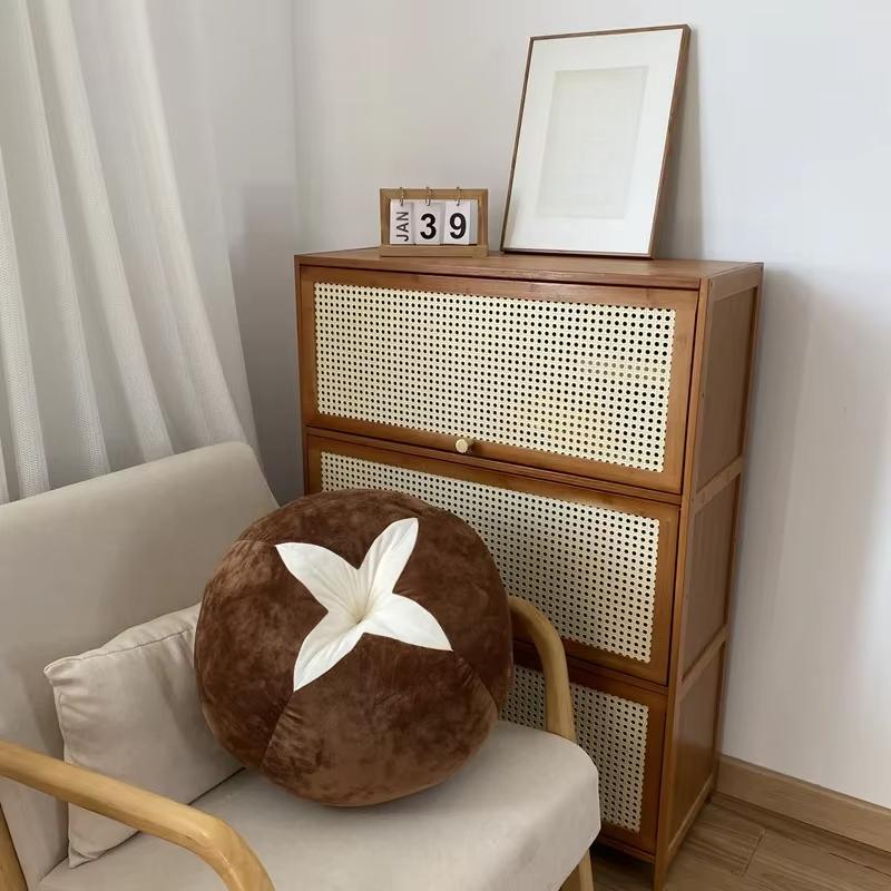 

Мягкая плюшевая кукла «Гриб, помидор, хурма», симпатичные мультяшные овощи, плюшевая игрушка, мягкая подушка, детские подарки 45cm