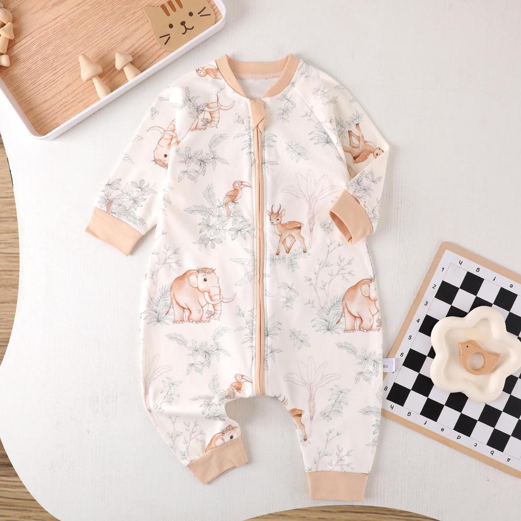 Pure Cotton Baby Romper & Sleeping Bag - Spring/Autumn Collection for Boys & Girls