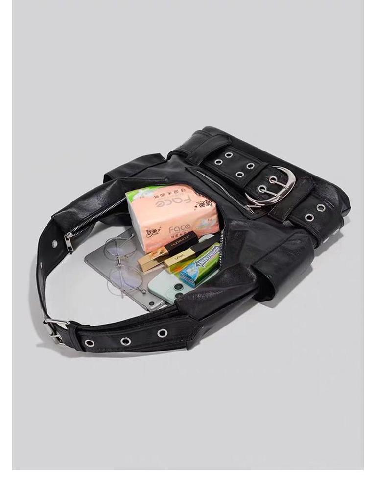 2024 Women's High-Quality Y2K Biker Crossbody Bag - Large Capacity Niche Design