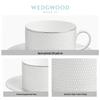 Wedgwood Geometric Platinum & Gold Cup & Saucer Set