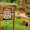 Vintage Metal Wall Sign, Retro Flat Poster for Room Decor