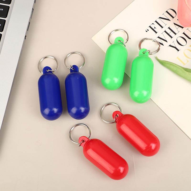 2Pcs Boat Kayak Floating Keyring Buoyant Sailing Boat Float Canal Keychain For Boating Fishing Kayaking Rafting Surfing