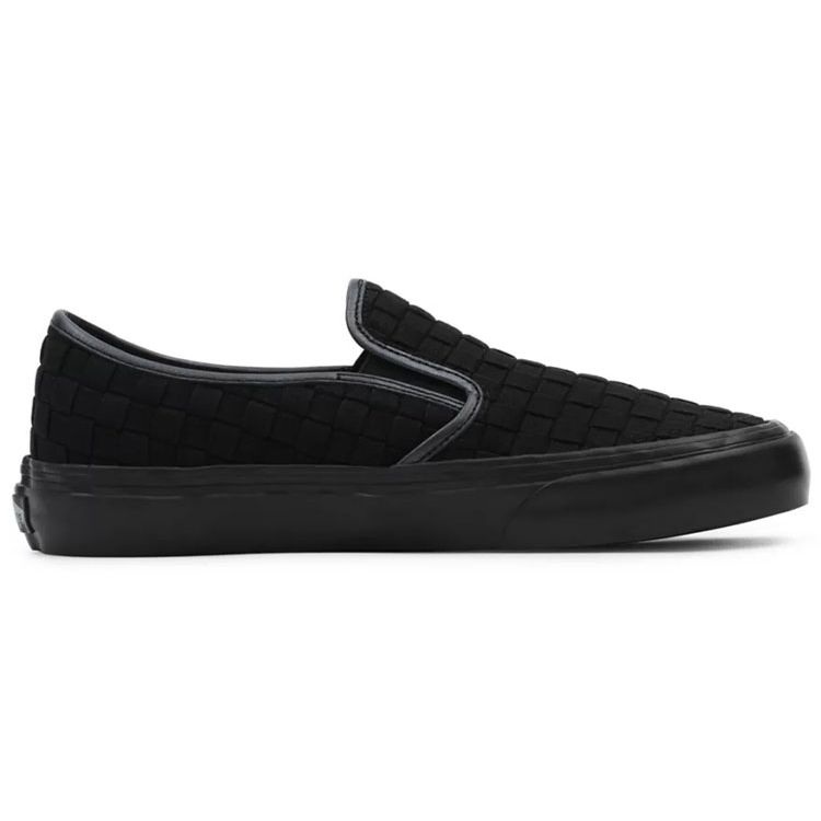 Vans Curren X Knost X  Slip-On Series SF Casual Low-Top Skate Shoes Unisex Sneakers Black VN0A5HYQB8M