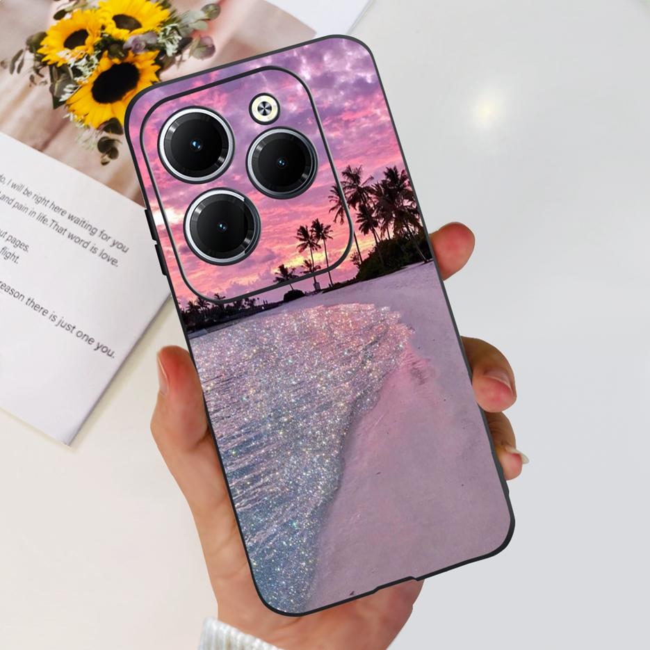 For Infinix Hot 40 Pro Case X6837 Cute Fashion Cover Soft Silicone Phone Case For Infinix Hot 40i Hot40 Pro Hot40i Fundas Bumper