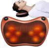 Masująca Poduszka Masaż Shiatsu Plecy Kark Ciało Masażer 2 Głowice + 4 Kule
