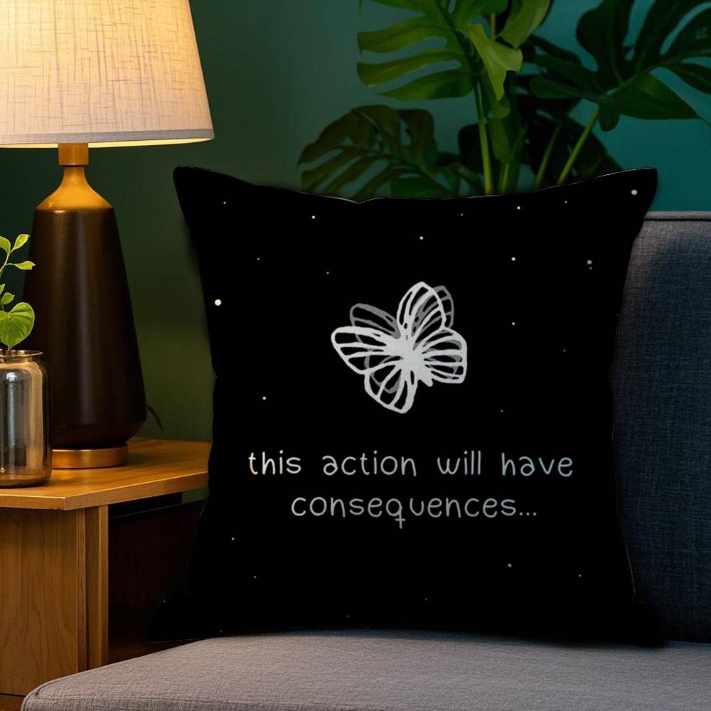 L-Life Is Strange Pillow Case Plush Fabric Soft Double Sided Print Home Sofa High Quality Cushion Cover Throw