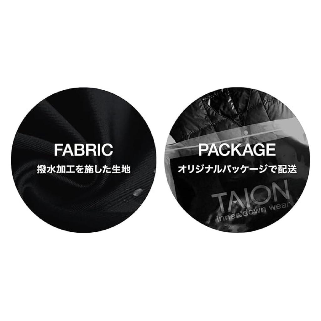 Taion Unisex Military Reversible Boa Jacket 2XL Non-Down High-Neck R102ZBNDML-1 Black/Cream