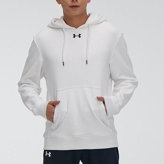 Under Armour Training Sports Knit Hoodie Men Tops White 21600303-100