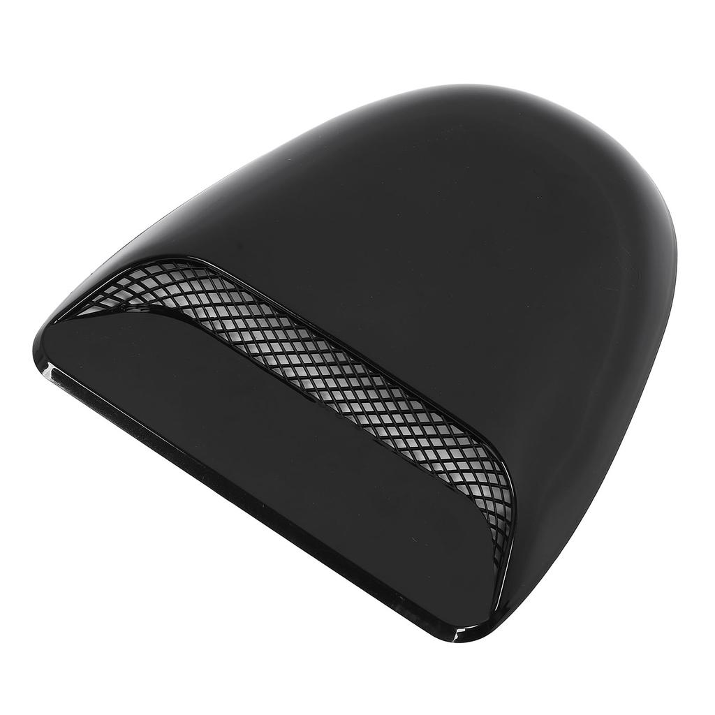 Lufthutze Racing-Stil Auto LKW Universal Klebetyp Lufteinlass Entlüftungszubehör Glänzend Schwarz