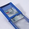 PU Leather Multi-function Card Holder Case for Work Badge Bus Pass ID Card Bank Card Credential Holder