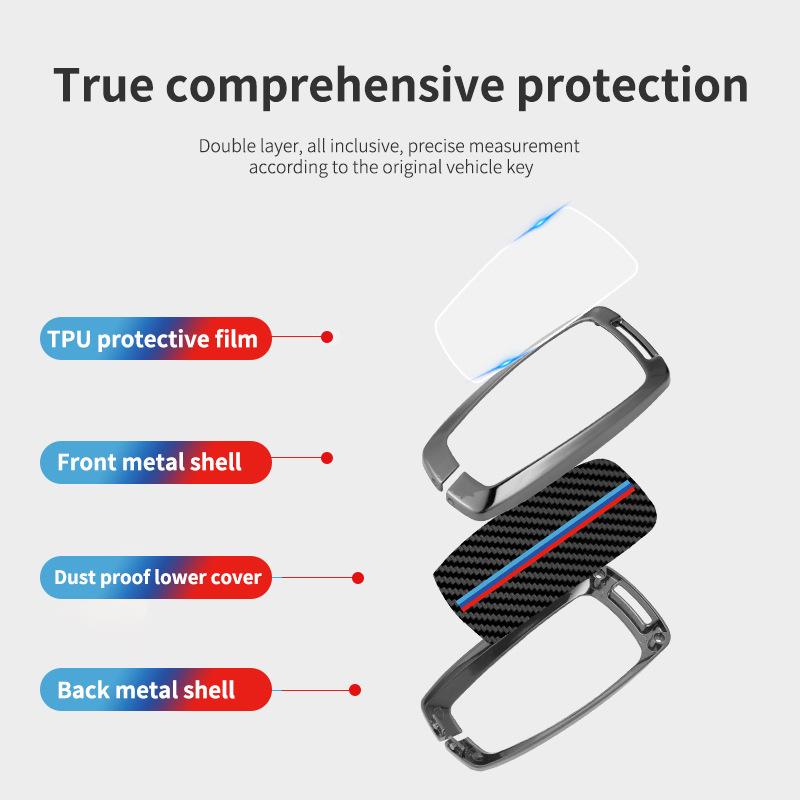 Zinc Alloy Key Cover for Ford Escort, Mondeo, Explorer, Equator, Taurus, Edge, Focus