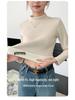 Women's H129 Orlon Semi-High Neck Fleece-Lined Warm Base Layer Top