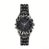 Millennium Alien Claw Watch Men Retro Y2K Cross Iris Quartz Wristwatch