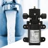DC 12V 70W 6L Min Selbstansaugende Hochdruck-Membranpumpe Zwei Seitengewinde Wasserpumpe