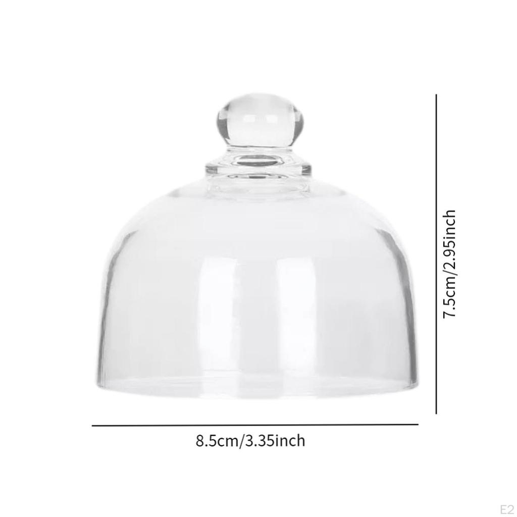 Szklany klosz na ciasto Pyłoszczelna pokrywa na talerze obiadowe Klosz ekspozycyjny Zastawa stołowa na zewnątrz