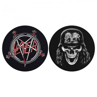 Set di tappetini per giradischi Slayer Pentagram e Wehrmacht