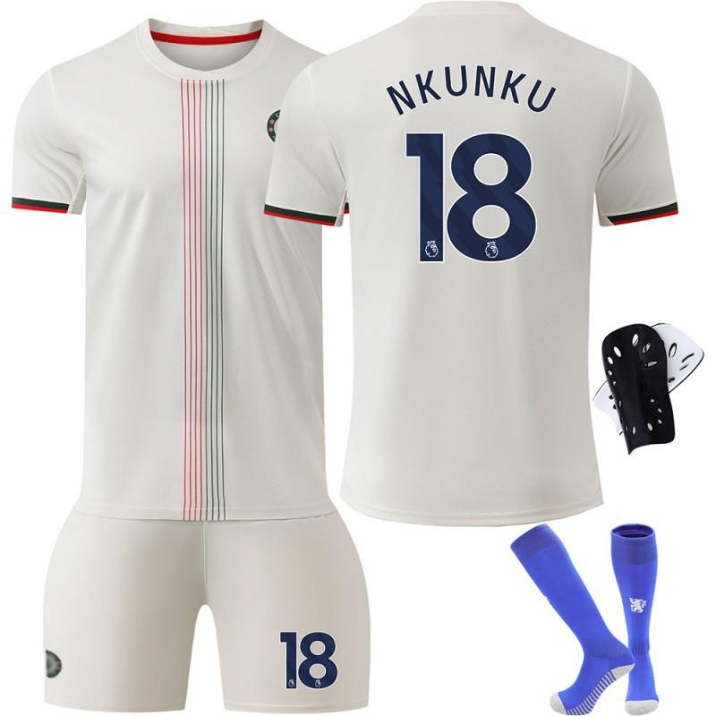 2526 Chelsea Away Football Jersey No. 7 Sterling 8 Enzo 6 Silva Home Correct Version Set