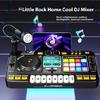Estação de Mixagem DJ Educacional Infantil Brinquedo Interativo com Placas de Som, Gravação de Voz e Criação de Batidas