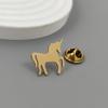 Unicorn Stainless Steel Brooch/cufflinks, Men's and Women's Personalized God Animal Badge, Jacket/backpack Mascot Decorations.