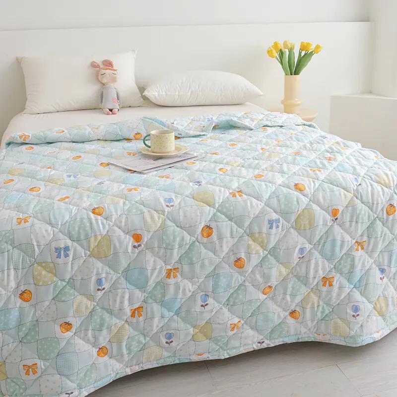 

Летний прохладный стираный хлопковый кондиционер Летний тонкий машинная стирка для одного человека студенческое общежитие 150*200cm