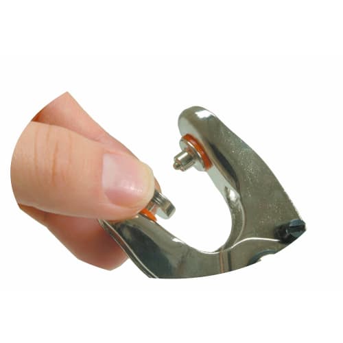 Ichinen Access FAMILY TOOL Eyelet Ring Hook and Pliers Set 51372, 15mm Head Diameter, 10 Pairs of Ring Hooks