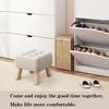 Footstools and Ottomans, Sofa Footstool, Foot Stools for Living Room, Outdoor Footstool with Solid Wood Legs, for Modern Home Living Room Bedroom