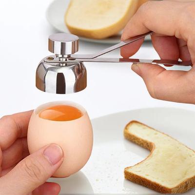 Eierschalenöffner Kreativer Eierschalen-Separator Haushalt Ein- und Doppelkopf-Eieröffner