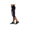 adidas Elastic Slim Fit Striped Retro Sports Casual Pants Women Bottoms Black DW9928