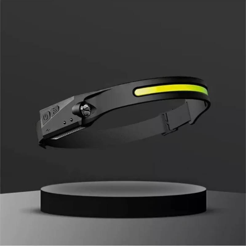 Cob Led Headlamp Usb Headlight Silicone Material Light Outdoor Lamp Camping