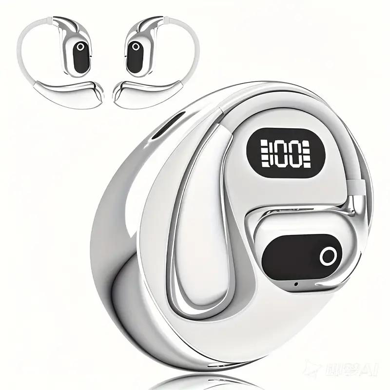 new AI real-time translation headset, LED power display, 144 language translation headset, Type-C charging port