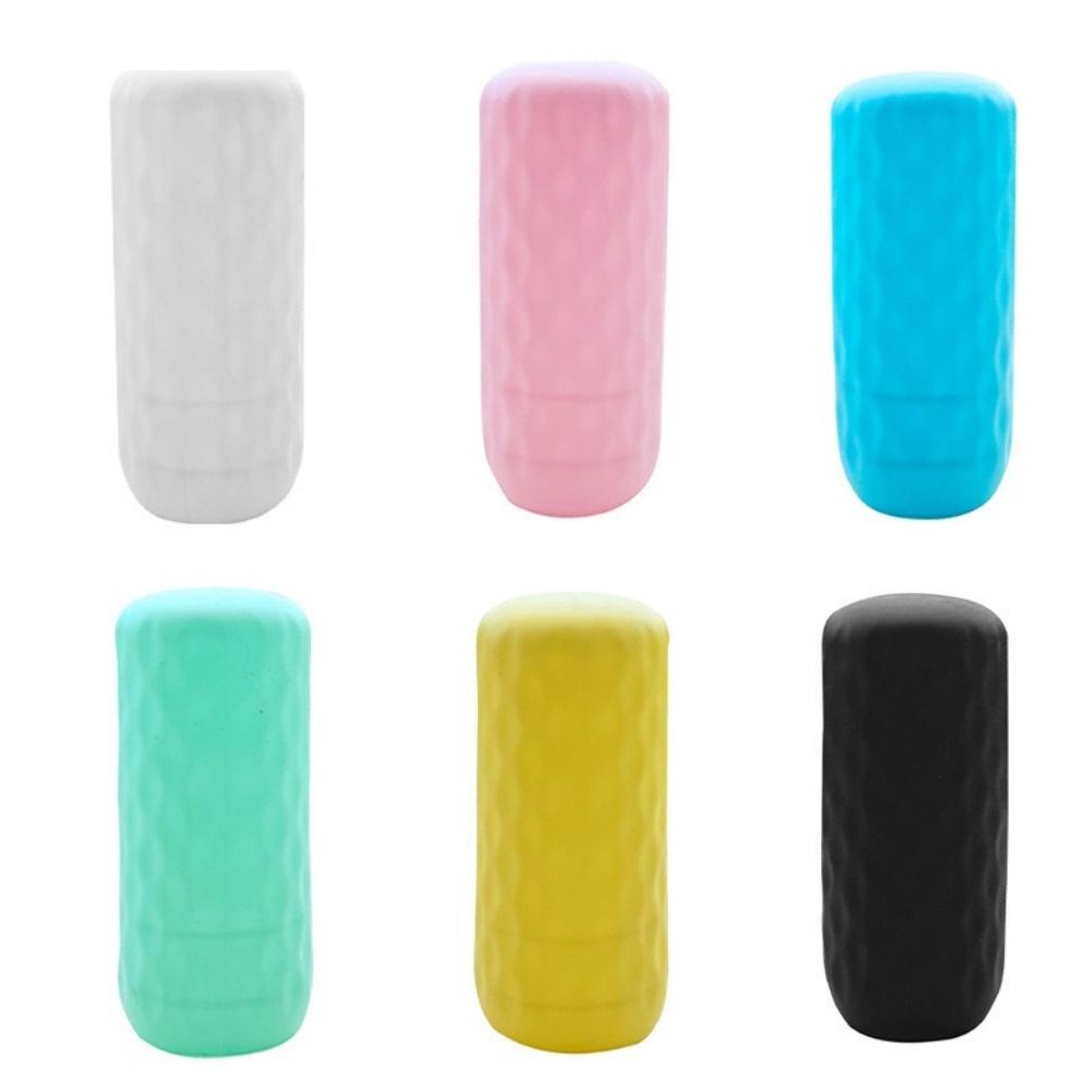 5/6 silicone bottle caps for travel essentials accessories, leak-proof elastic caps, suitable for travel-sized bottles of toilet