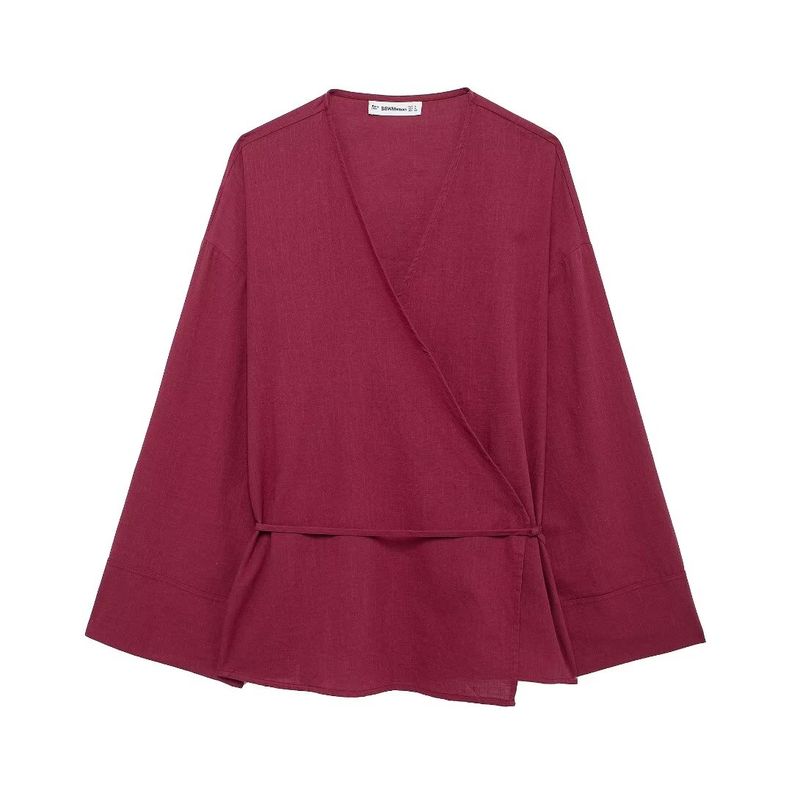 Kaslead New Arrival Women's Clothing Fashion Style Double Breasted Kimono Outerwear Casual Pants 5427743 5427431