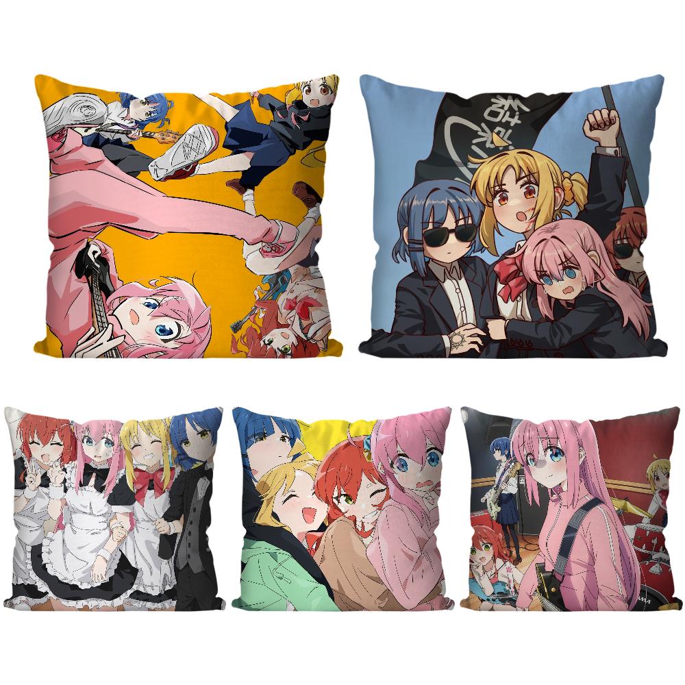 Animation Einsamer R-Rock Kissenbezug Quadratisches Kissen Schlafzimmer Sofa Freizeit Komfort Kissen Auto Wohnzimmer Heimdekoration 40X40