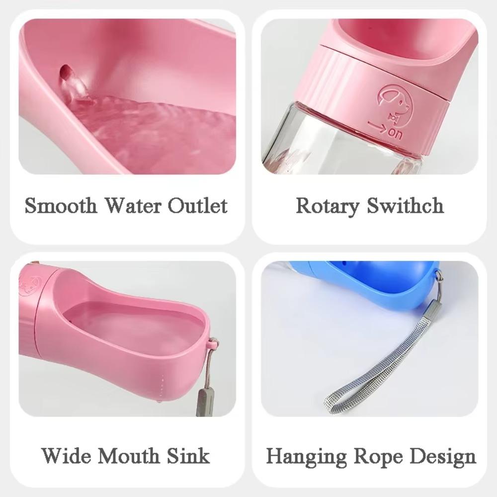 510/330ML Portable Dog Water Bottle for Small Large Dogs Puppy Cat Outdoor Travel Walking Drinking Bowls Pet Feeder Dog Supplies