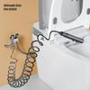 Handbidet-Sprühset, Dual-Spritzpistole aus Edelstahl, Dusche, Hand-WC-Bidet, Wasserhahn, Sprühdusche, Selbstreinigung