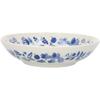 MOOMIN "Blue Flora" Bowl and Plate Set (3 pieces, 17cm each) - Nordic Style, Moomin Merchandise, Mother's Day Gift, Made in Japan, MM7000-76