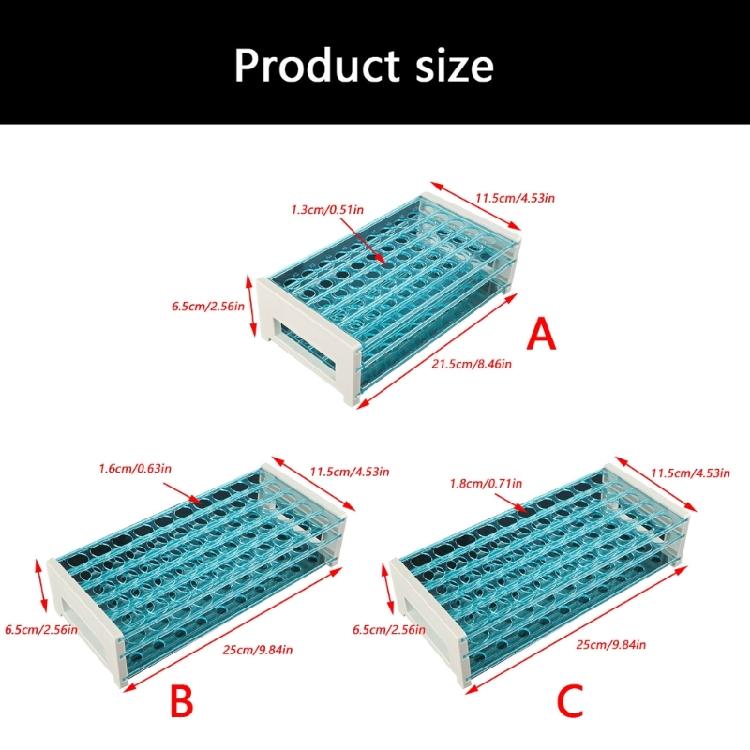 Removable 3Level Plastic Test Tube Stand With AntiTip Base For 13mm/16mm/18mm Width Tube And Lab Equipment Storage