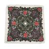 100*100Cm Russian Style Floral Printed Scarf Women Square Handkerchief Ethnic Shawl Babushka Hijab Bandana Headband Scarves