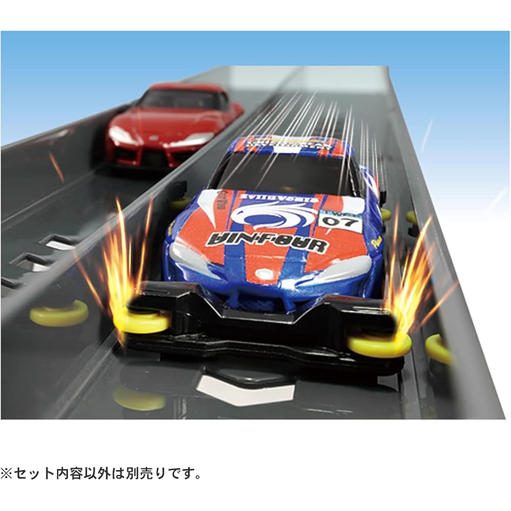 Takara Tomy Tomica Super Speed SST-07 Team Wing Toyota GR Supra Miniature Car Toy 3 Years and Up