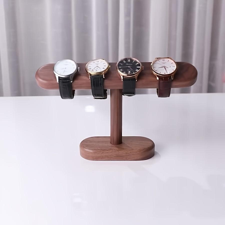 A Watch Stand, Solid Wood Watch Holder, Creative Decorative Storage Rack, Watch Display Shelf, Bracelet and Necklace Holder