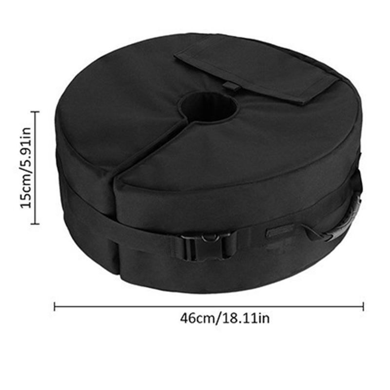 Outdoor Parasol Sand Weight Base, Windproof Fillable Sandbag for Patio Umbrella Fixing