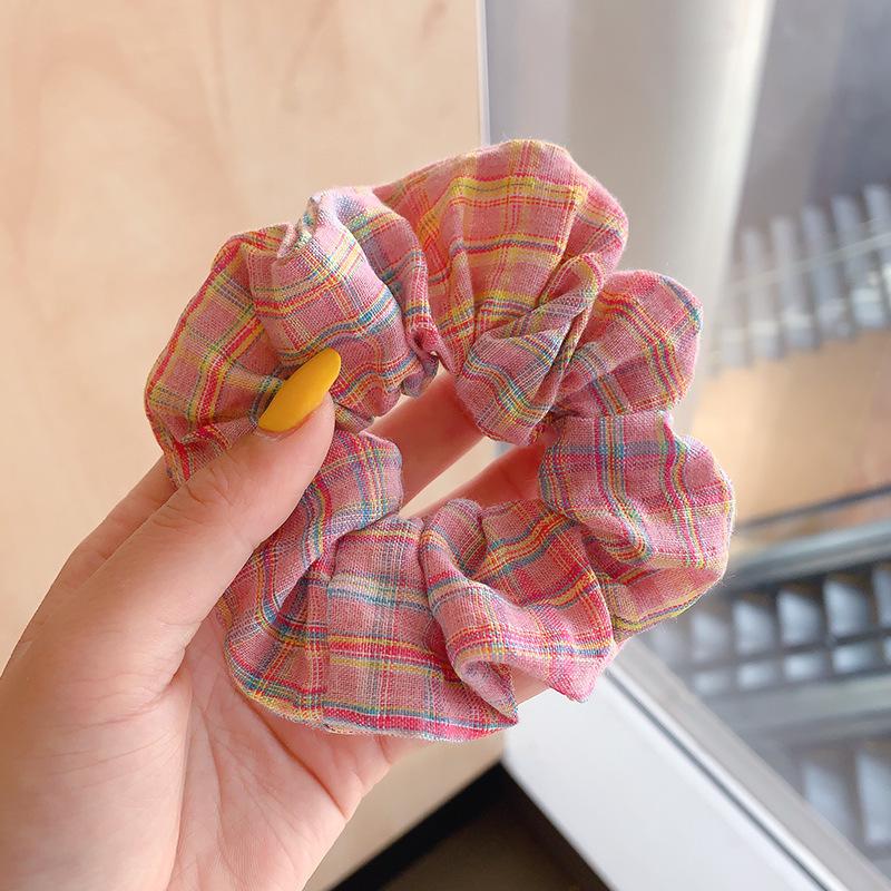 Korean JK College Style Hair Accessories Set: Cute Hair Ring, Headband, Rubber Band, and Large Intestine Hair Rope