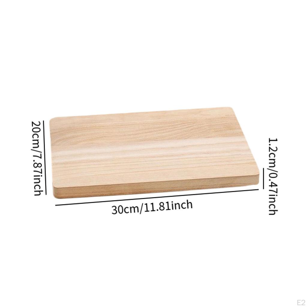 Unfinished Board Blank Wooden Blocks Home Decoration Arts for DIY Crafts Projects Wood Sheets